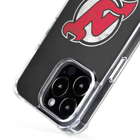 NHL New Jersey Devils Distressed iPhone 16 Pro MagSafe Case